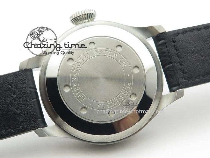 MIROTIME 0401 Timeless Big Pilot Real PR IW500901 ZF 1:1 Best Edition On Black Leather Strap A 7340